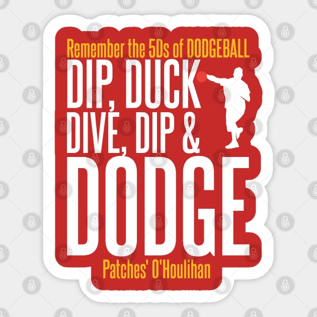 Dip, Duck, Dive, Dip and Dodge Sticker by Meta Cortex